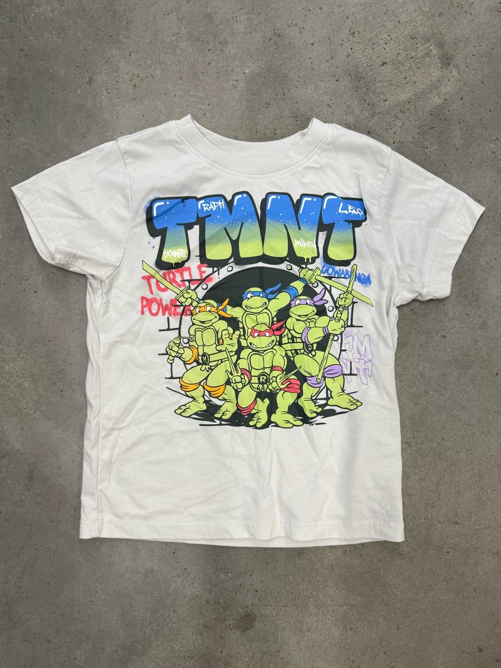 Teenage Mutant Ninja Turtles Boys Graphic T-Shirt Size XS